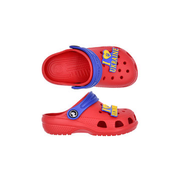 DĚTSKÉ CLOGS RED/BLUE